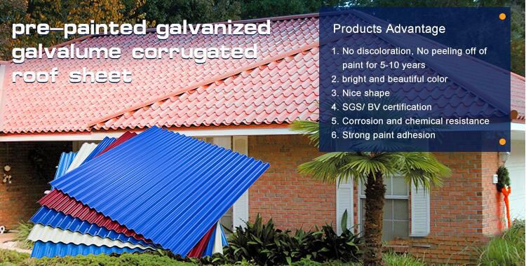 PPGI Color Coated Steel Roofing Sheet